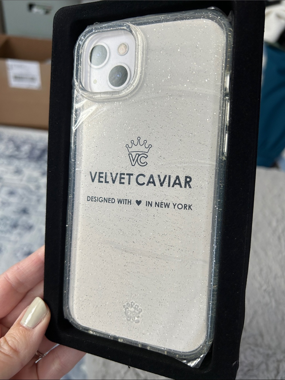 NEW Velvet Caviar STARDUST GLITTER IPHONE CASE - IPHONE 14 PLUS
